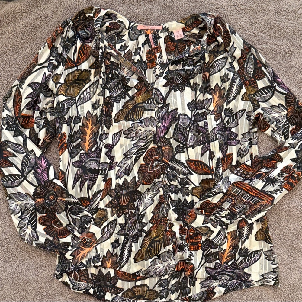 Scotch & Soda Multicolor Floral Blouse